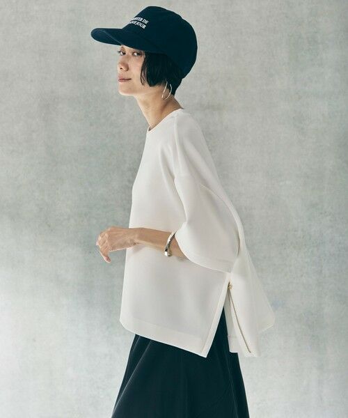 UNFILO / アンフィーロ スウェット | BEAUTY FORM JERSEY light サイドZIP プルオーバー | 詳細1