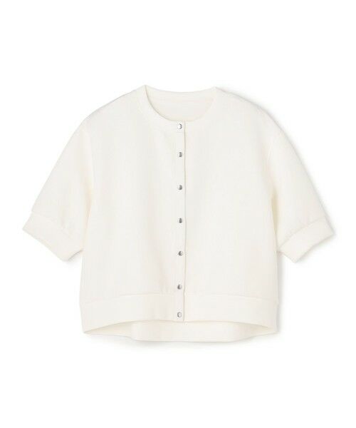 UNFILO / アンフィーロ カーディガン・ボレロ | BEAUTY FORM JERSEY light スナップカーディガン（オフ）