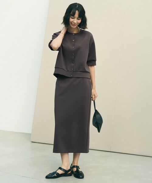 UNFILO / アンフィーロ カーディガン・ボレロ | BEAUTY FORM JERSEY light スナップカーディガン | 詳細11