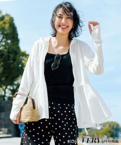 UNFILO / アンフィーロ パーカー | 【VERY掲載】ラッシュガード ペプラムフーディ