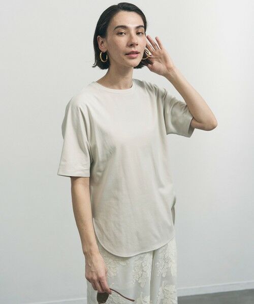 UNFILO / アンフィーロ カットソー | BEAUTY FORM-T cotton フォルムTシャツ | 詳細6