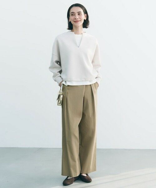 UNFILO / アンフィーロ カットソー | BEAUTY FORM-T cotton ロゴ ハーフスリーブ Tシャツ | 詳細4