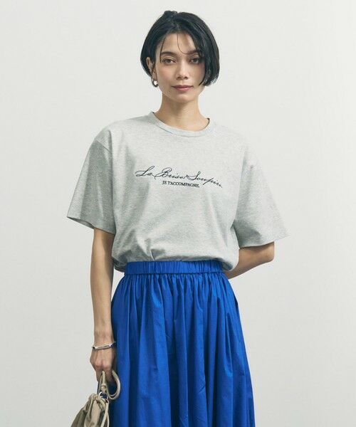 UNFILO / アンフィーロ カットソー | BEAUTY FORM-T cotton ロゴ ハーフスリーブ Tシャツ | 詳細7