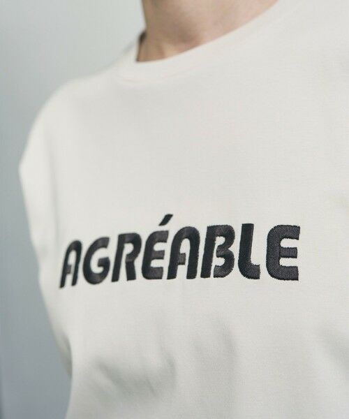 UNFILO / アンフィーロ カットソー | BEAUTY FORM-T cotton ロゴ フレンチスリーブ Tシャツ | 詳細2