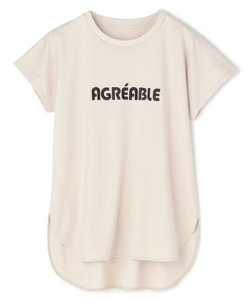 UNFILO / アンフィーロ カットソー | BEAUTY FORM-T cotton ロゴ フレンチスリーブ Tシャツ | 詳細5