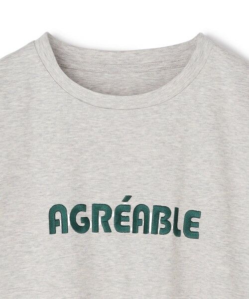 UNFILO / アンフィーロ カットソー | BEAUTY FORM-T cotton ロゴ フレンチスリーブ Tシャツ | 詳細13