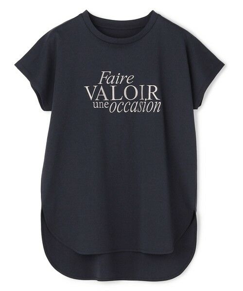UNFILO / アンフィーロ カットソー | BEAUTY FORM-T cotton ロゴ フレンチスリーブ Tシャツ | 詳細26