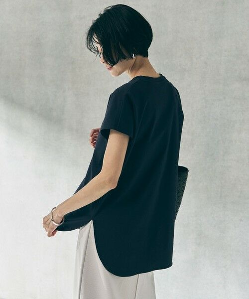 UNFILO / アンフィーロ カットソー | BEAUTY FORM-T cotton ロゴ フレンチスリーブ Tシャツ | 詳細19