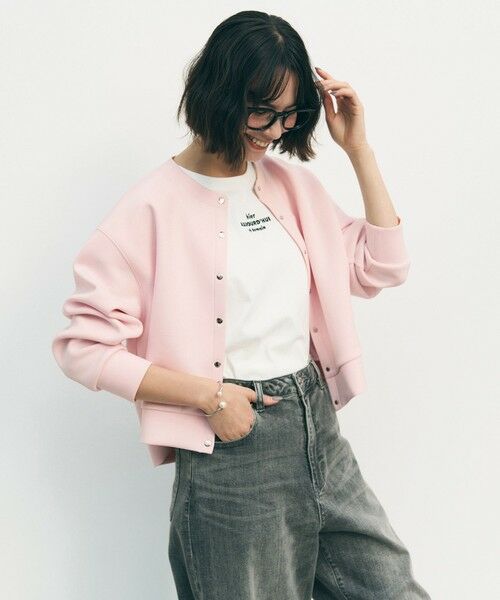 UNFILO / アンフィーロ カットソー | BEAUTY FORM-T cotton ロゴ フレンチスリーブ Tシャツ | 詳細25