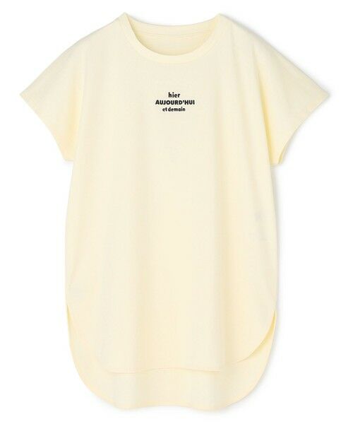 UNFILO / アンフィーロ カットソー | BEAUTY FORM-T cotton ロゴ フレンチスリーブ Tシャツ（クリーム）