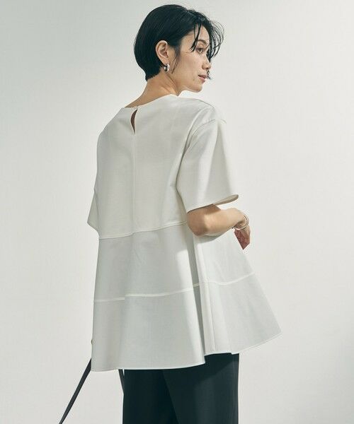 UNFILO / アンフィーロ カットソー | 【VERY掲載】BEAUTY FORM-T コンビティアード Ｔシャツ | 詳細3