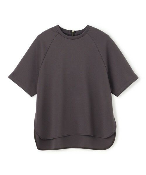 UNFILO / アンフィーロ スウェット | BEAUTY FORM JERSEY light バックZIP プルオーバー（チャコール）