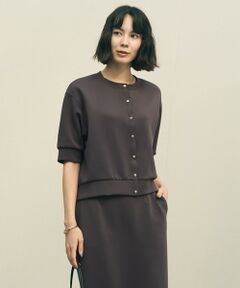 UNFILO / アンフィーロ カーディガン・ボレロ | BEAUTY FORM JERSEY light スナップカーディガン