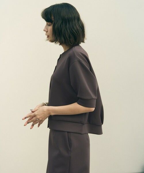 UNFILO / アンフィーロ カーディガン・ボレロ | BEAUTY FORM JERSEY light スナップカーディガン | 詳細3