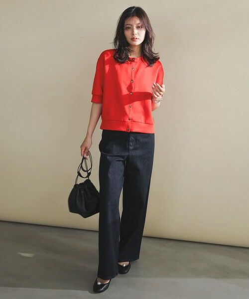 UNFILO / アンフィーロ カーディガン・ボレロ | BEAUTY FORM JERSEY light スナップカーディガン | 詳細11