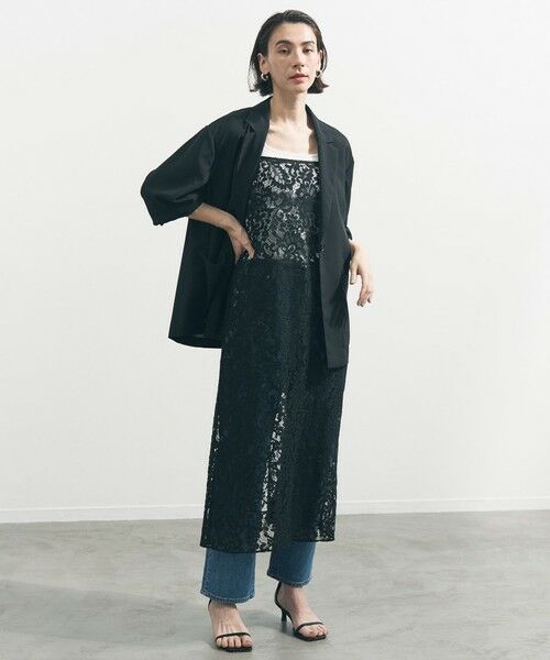 UNFILO / アンフィーロ ロング・マキシ丈ワンピース | レース キャミワンピース | 詳細1