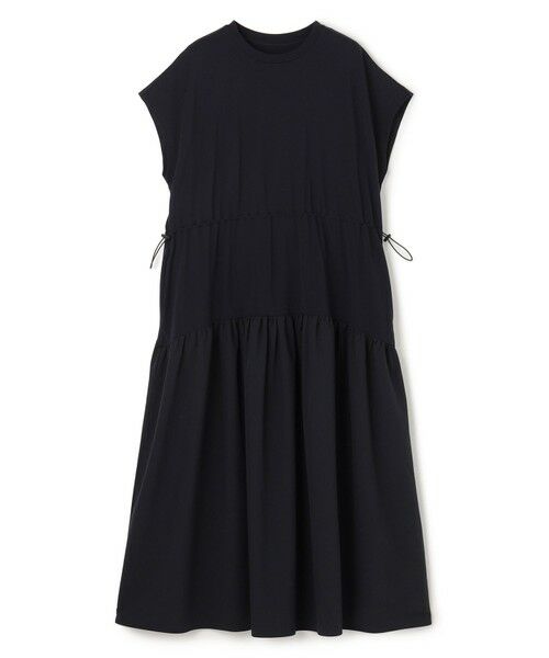 UNFILO / アンフィーロ ロング・マキシ丈ワンピース | BEAUTY FORM-T コンビティアード ワンピース（ネイビー×ネイビー）