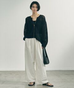 UNFILO / アンフィーロ その他パンツ | 【セットアップ着用可/ウエストゴム】FINE MOVE ギャザーワイドパンツ