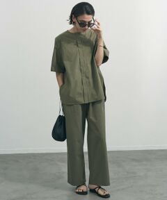 UNFILO / アンフィーロ その他パンツ | 【セットアップ着用可/ウエストゴム】FINE MOVE ギャザーワイドパンツ