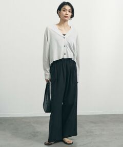 UNFILO / アンフィーロ その他パンツ | 【セットアップ着用可/ウエストゴム】FINE MOVE ギャザーワイドパンツ