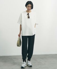 UNFILO / アンフィーロ その他パンツ | 【ウエストゴム】ライトジョーゼット ジョグパン