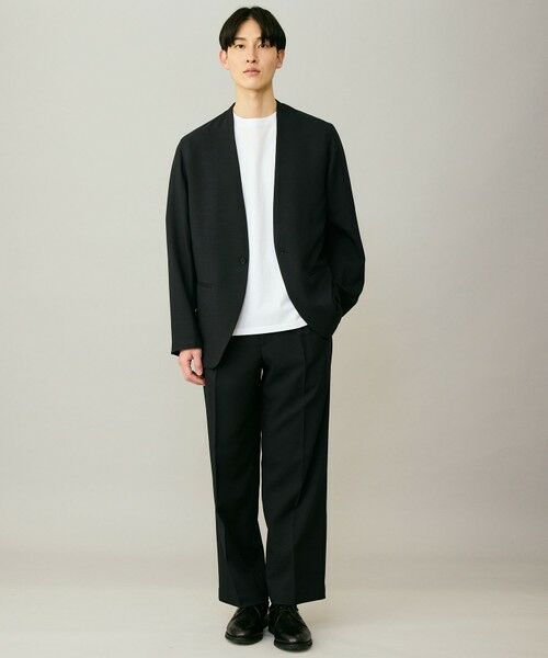 UNFILO / アンフィーロ スラックス・ドレスパンツ | ウーリーノ 2タックスラックス | 詳細5