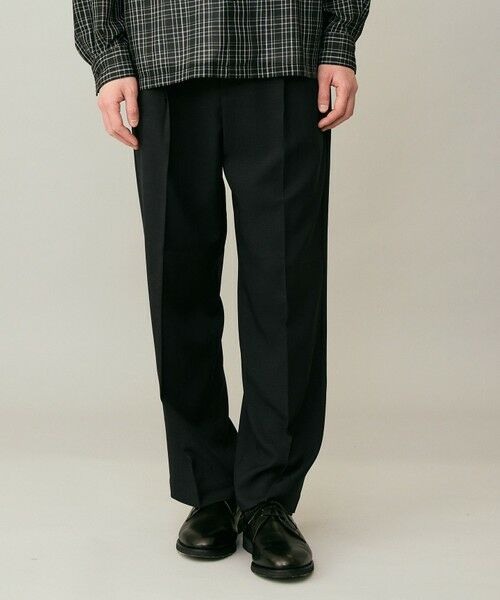 UNFILO / アンフィーロ スラックス・ドレスパンツ | ウーリーノ 2タックスラックス | 詳細8