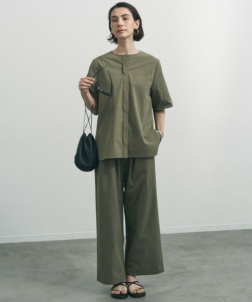 UNFILO / アンフィーロ その他パンツ | 【セットアップ着用可/ウエストゴム】FINE MOVE ギャザーワイドパンツ | 詳細3