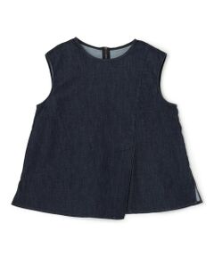 UNFILO / アンフィーロ シャツ・ブラウス | 【セットアップ着用可】UNFILO DENIM light ノースリーブブラウス