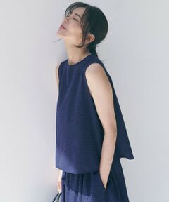 UNFILO / アンフィーロ シャツ・ブラウス | 【セットアップ着用可】FINE MOVE パンチング ドットブラウス