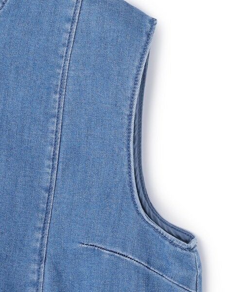 UNFILO / アンフィーロ シャツ・ブラウス | 【野呂佳代さん着用】UNFILO DENIM light ノースリーブブラウス | 詳細10