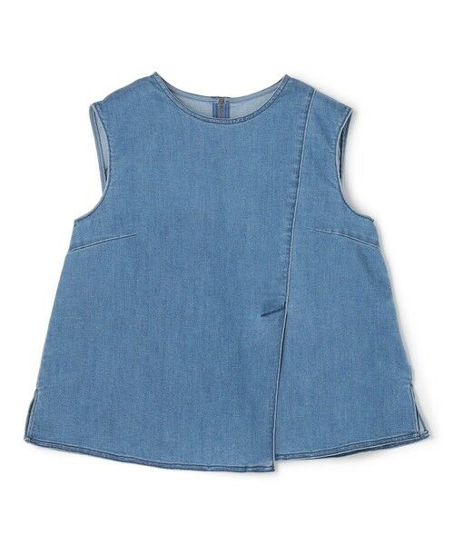 UNFILO / アンフィーロ シャツ・ブラウス | 【セットアップ着用可】UNFILO DENIM light ノースリーブブラウス | 詳細5