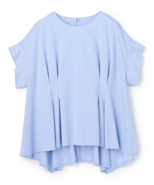 UNFILO / アンフィーロ カットソー | ヒートシールドジャージー タックデザイン Tシャツ（サックス）