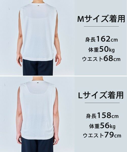 UNFILO / アンフィーロ カットソー | ドライタッチフライス ノースリーブ Tシャツ | 詳細3