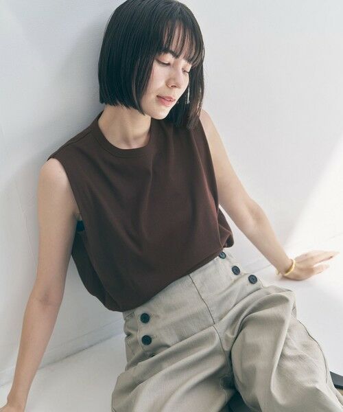 UNFILO / アンフィーロ カットソー | ドライタッチフライス ノースリーブ Tシャツ | 詳細6