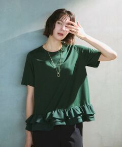 UNFILO / アンフィーロ カットソー | BEAUTY FORM-T フリルヘム Tシャツ