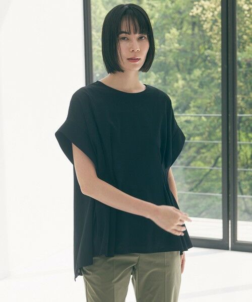 UNFILO / アンフィーロ カットソー | ヒートシールドジャージー タックデザイン Tシャツ | 詳細8
