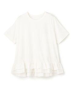 UNFILO / アンフィーロ カットソー | BEAUTY FORM-T フリルヘム Tシャツ