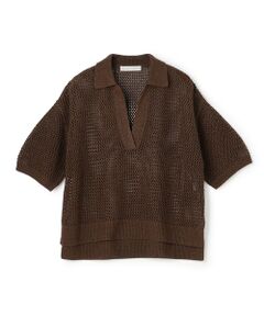 UNFILO / アンフィーロ ニット・セーター | リネンペーパー メッシュニット スキッパー