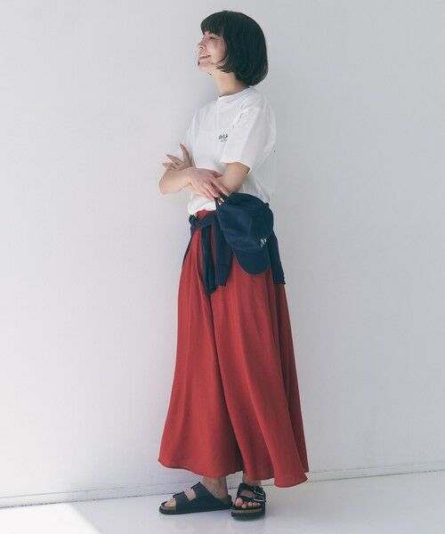 UNFILO / アンフィーロ その他パンツ | 【WEB限定カラー】ヴィンテージシアー ギャザーワイドパンツ | 詳細4