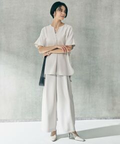 UNFILO / アンフィーロ その他パンツ | 【セットアップ着用可】サマーセットアップ ワイドパンツ