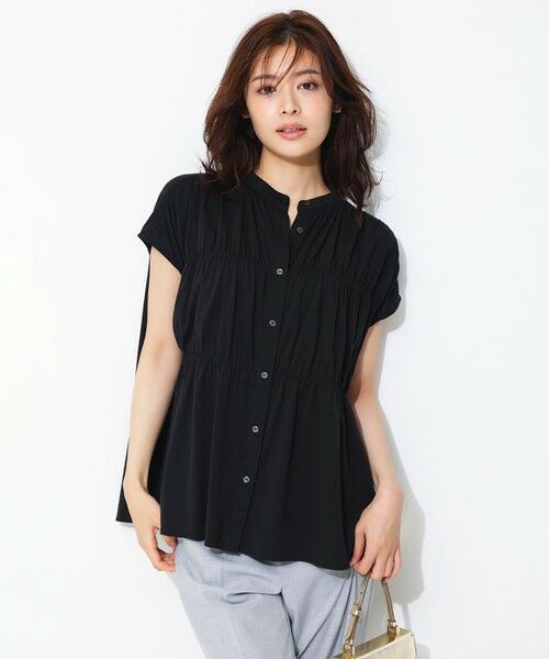 UNFILO / アンフィーロ カットソー | ティアード Tシャツ（ブラック）