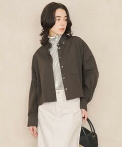 UNFILO / アンフィーロ シャツ・ブラウス | UNFILO DENIM クロップドシャツ