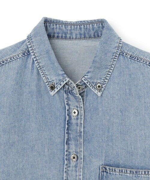 UNFILO / アンフィーロ シャツ・ブラウス | UNFILO DENIM クロップドシャツ | 詳細9