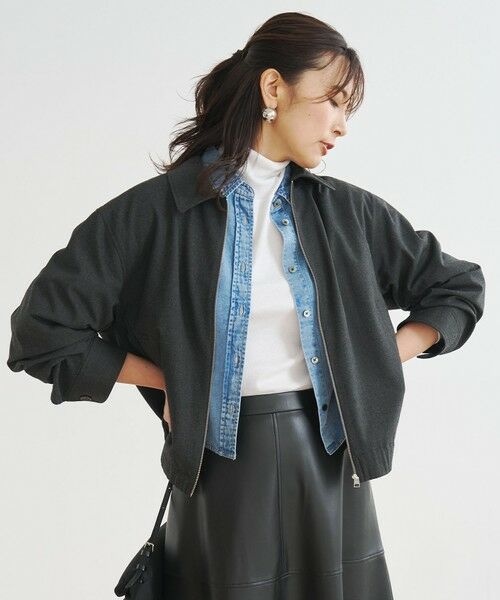 UNFILO / アンフィーロ シャツ・ブラウス | UNFILO DENIM クロップドシャツ | 詳細2