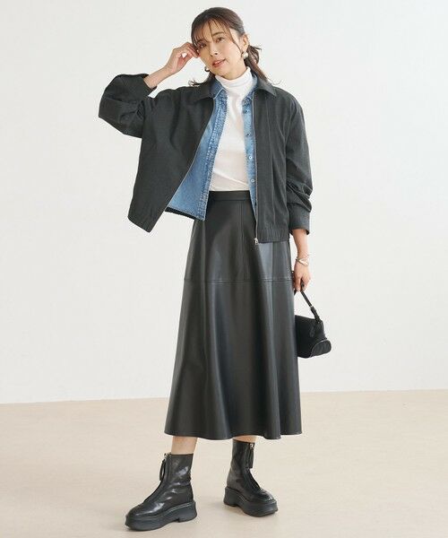 UNFILO / アンフィーロ シャツ・ブラウス | UNFILO DENIM クロップドシャツ | 詳細3