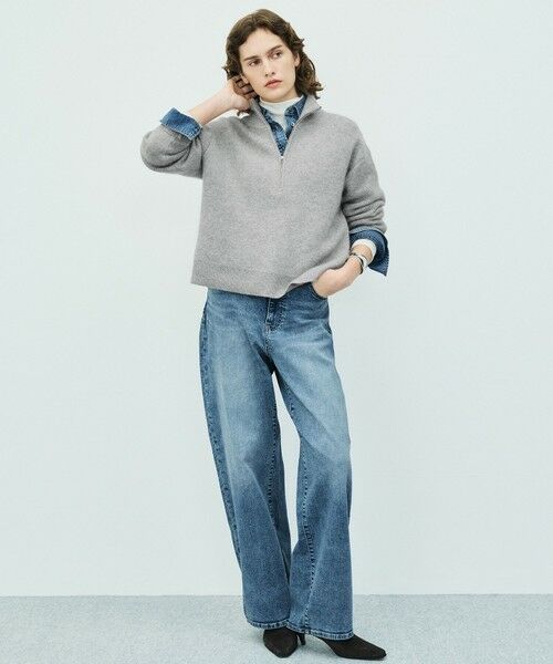 UNFILO / アンフィーロ シャツ・ブラウス | UNFILO DENIM クロップドシャツ | 詳細7
