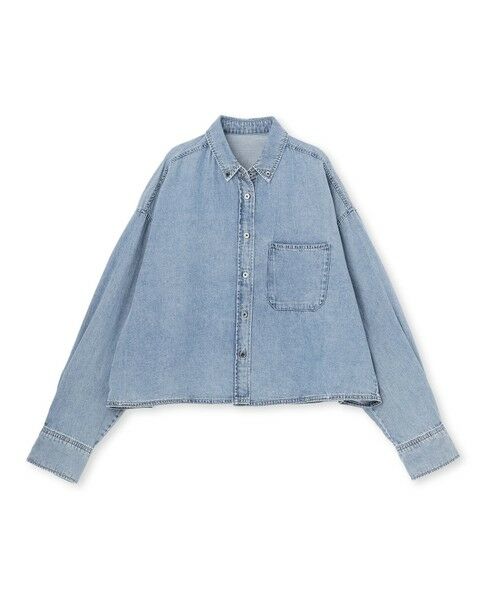 UNFILO / アンフィーロ シャツ・ブラウス | UNFILO DENIM クロップドシャツ（ライトブルー）