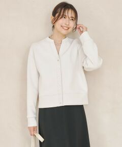 UNFILO / アンフィーロ カーディガン・ボレロ | 【WEB限定カラー】BEAUTY FORM JERSEY キーネックカーディガン