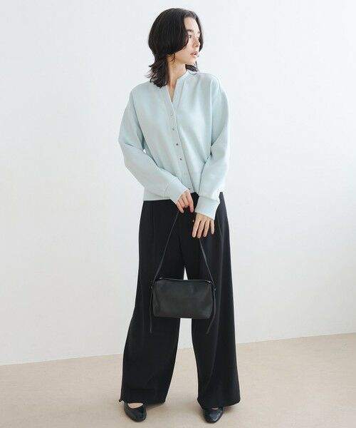 UNFILO / アンフィーロ カーディガン・ボレロ | 【WEB限定カラー】BEAUTY FORM JERSEY キーネックカーディガン | 詳細8